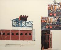 Robert Rauschenberg RED RIVER (RUNTS) Mixed Media - Sold for $38,400 on 05-24-2025 (Lot 67).jpg